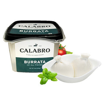 Wholesale Calabro Burrata 8oz Cheese Cup 8oz- Bulk