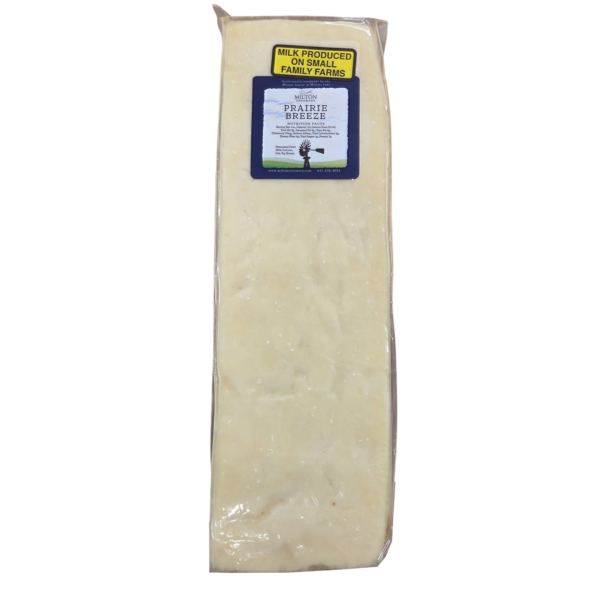 Wholesale Milton Creamery Prairie Breeze Cheddar 5lb- Bulk
