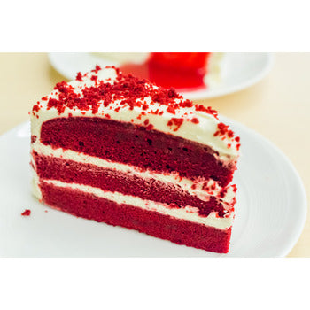 Wholesale Symphony Pastries Cake Red Velvet Cut 2x1"- Bulk