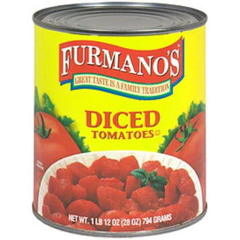 Wholesale Furmano's Diced Tomatoes in Juice- Bulk