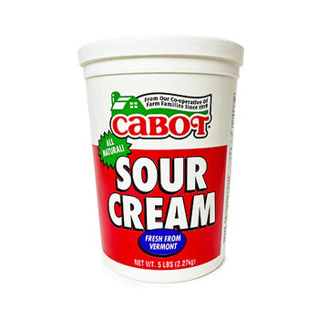 Wholesale Cabot Creamery Sour Cream 5lb- Bulk