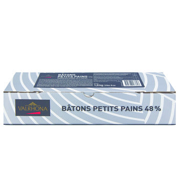 Wholesale Valrhona 48% Dark Chocolate Batons 5.3 Gr. 1.59kg- Bulk