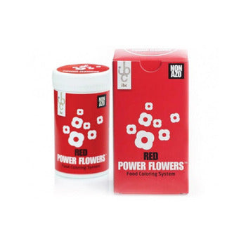 Wholesale Barry Callebaut Power Flowers - Red - Cocoa Butter - Non Azo- Bulk