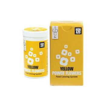Wholesale Barry Callebaut Power Flowers - Yellow - Cocoa Butter - Non Az- Bulk