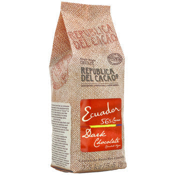 Wholesale Republica Del Cacao 56% Ecuador Dark Chocolate Single Origin 2.5kg- Bulk