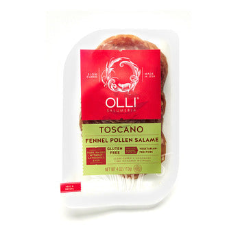 Wholesale Olli Salumeria Toscano Fennel Salami Sliced 4oz- Bulk