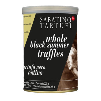 Wholesale Sabatino Whole Black Summer Truffles 7.7oz- Bulk