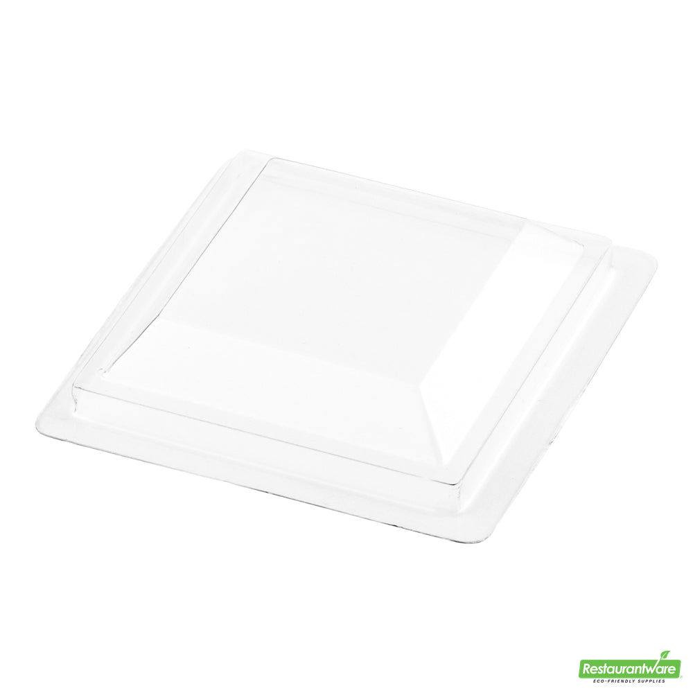 Wholesale Restaurantware Square Clear Plastic Lid - Fits Bonito Cup - 1.8" X 1.8" X 0.5"- Bulk