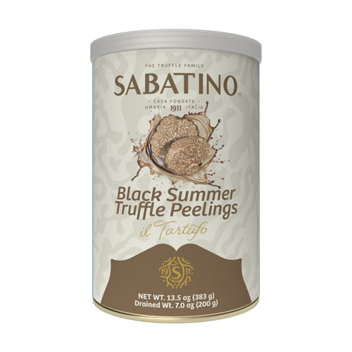 Wholesale Sabatino Peelings of Black Summer Truffles 8.8oz- Bulk