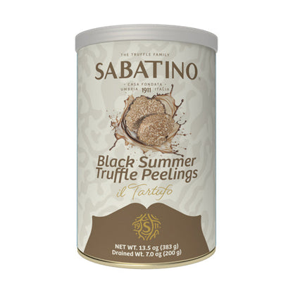 Wholesale Sabatino Peelings of Black Summer Truffles 8.8oz- Bulk
