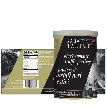 Wholesale Sabatino Peelings of Black Summer Truffles 8.8oz- Bulk