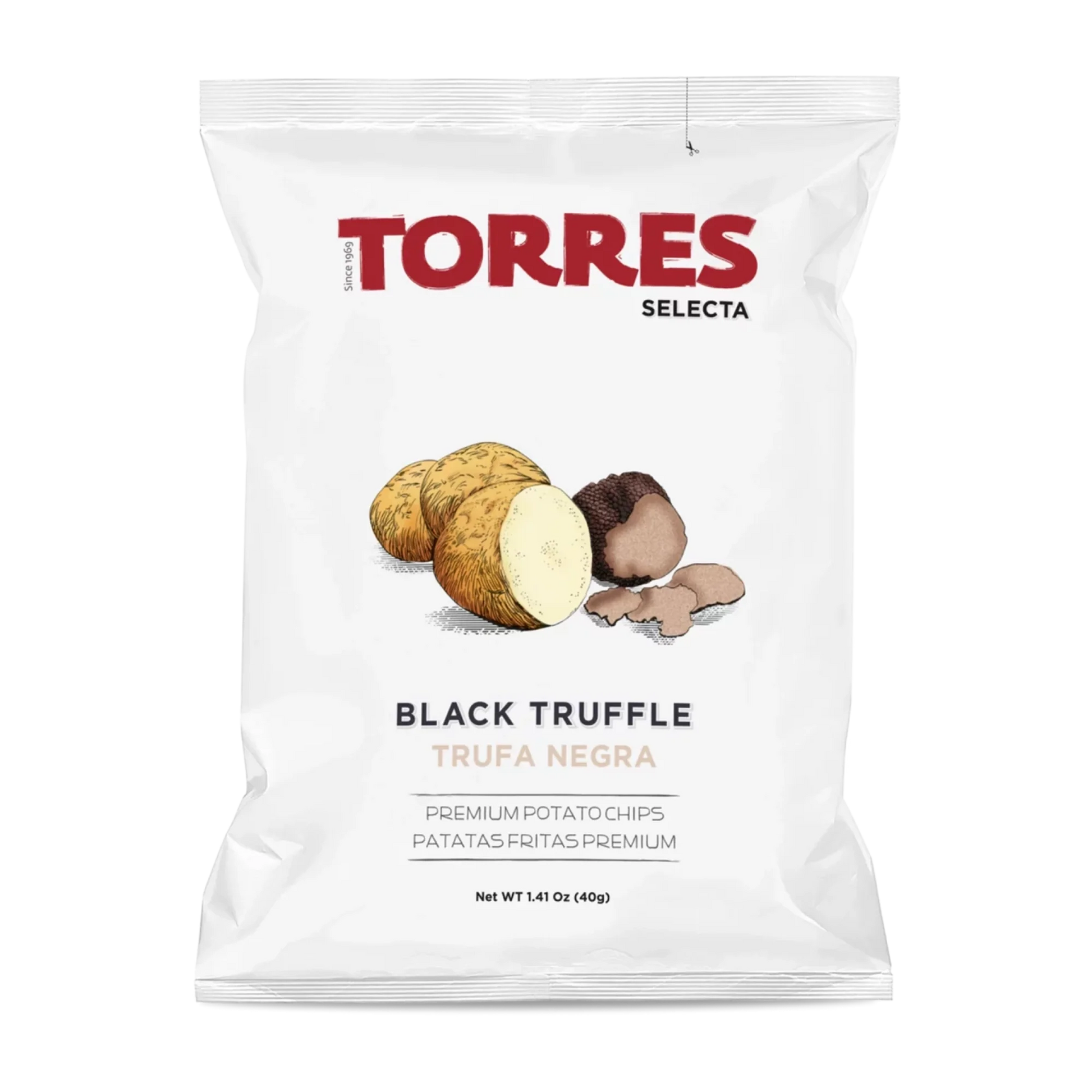 Wholesale Torres Black Truffle Chips 1.41oz- Bulk