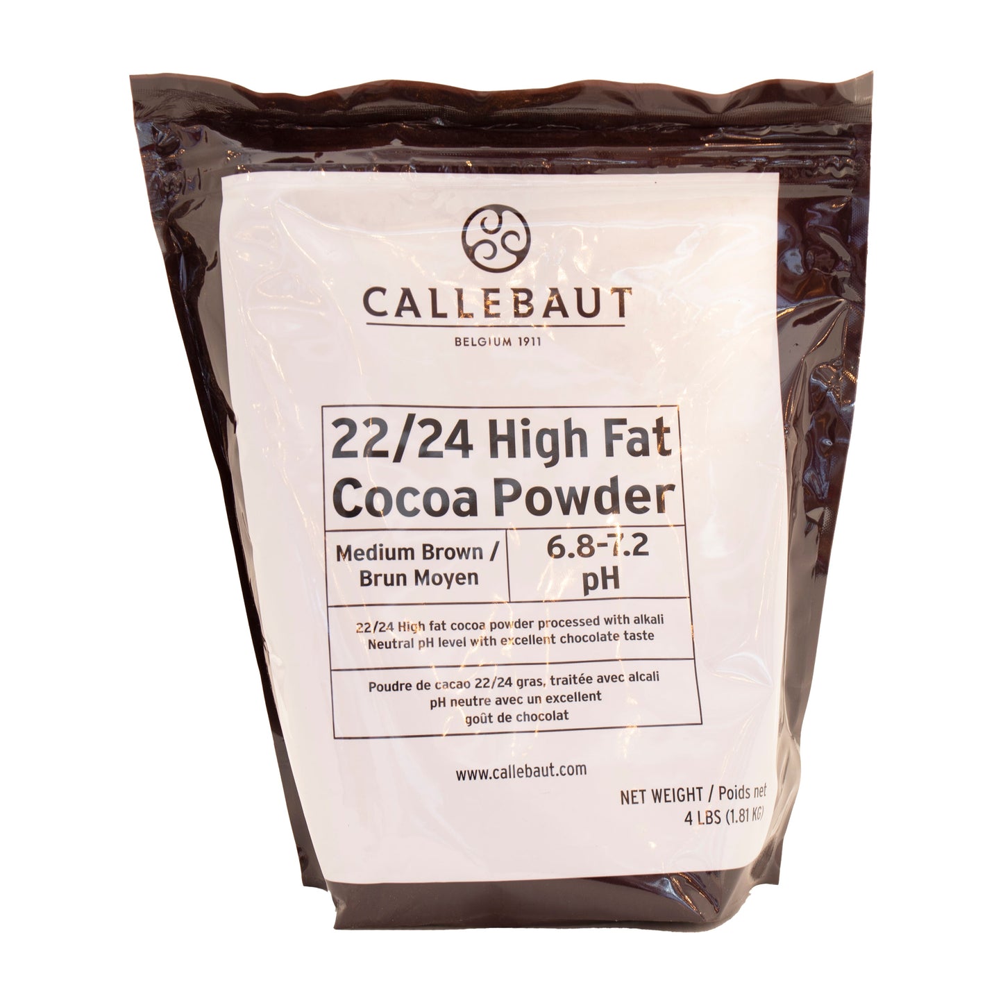 Wholesale Barry Callebaut Dutch Process 22-24% Cocoa Powder 4lb- Bulk