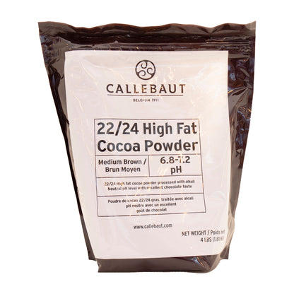 Wholesale Barry Callebaut Dutch Process 22-24% Cocoa Powder 4lb- Bulk