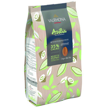 Wholesale Valrhona 35% Azelia Hazelnut Milk Chocolate 3kg- Bulk