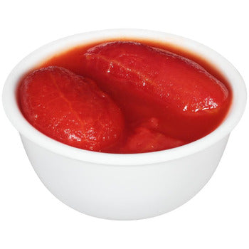 Wholesale San Benito San Benito Whole Peeled Pear Tomatoes with Basil- Bulk