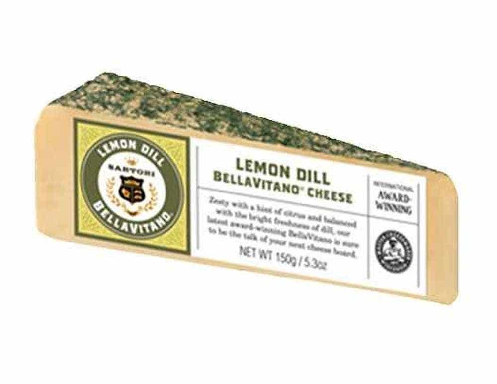 Wholesale Sartori Lemon Dill Bellavitano Cheese 5.3 Oz- Bulk