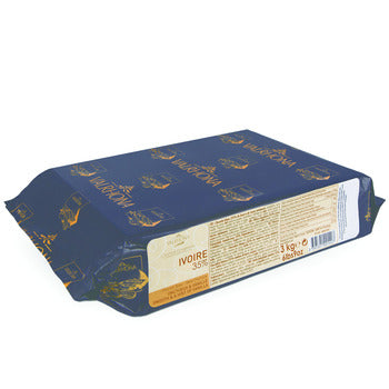 Wholesale Valrhona 35% Ivoire Block Chocolate 3kg- Bulk