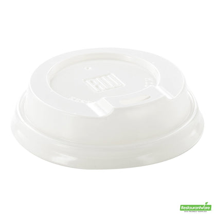 Wholesale Restaurantware White Plastic Coffee Cup Lid - Fits 4 Oz - 2.5" X 2.5" X 0.6"- Bulk