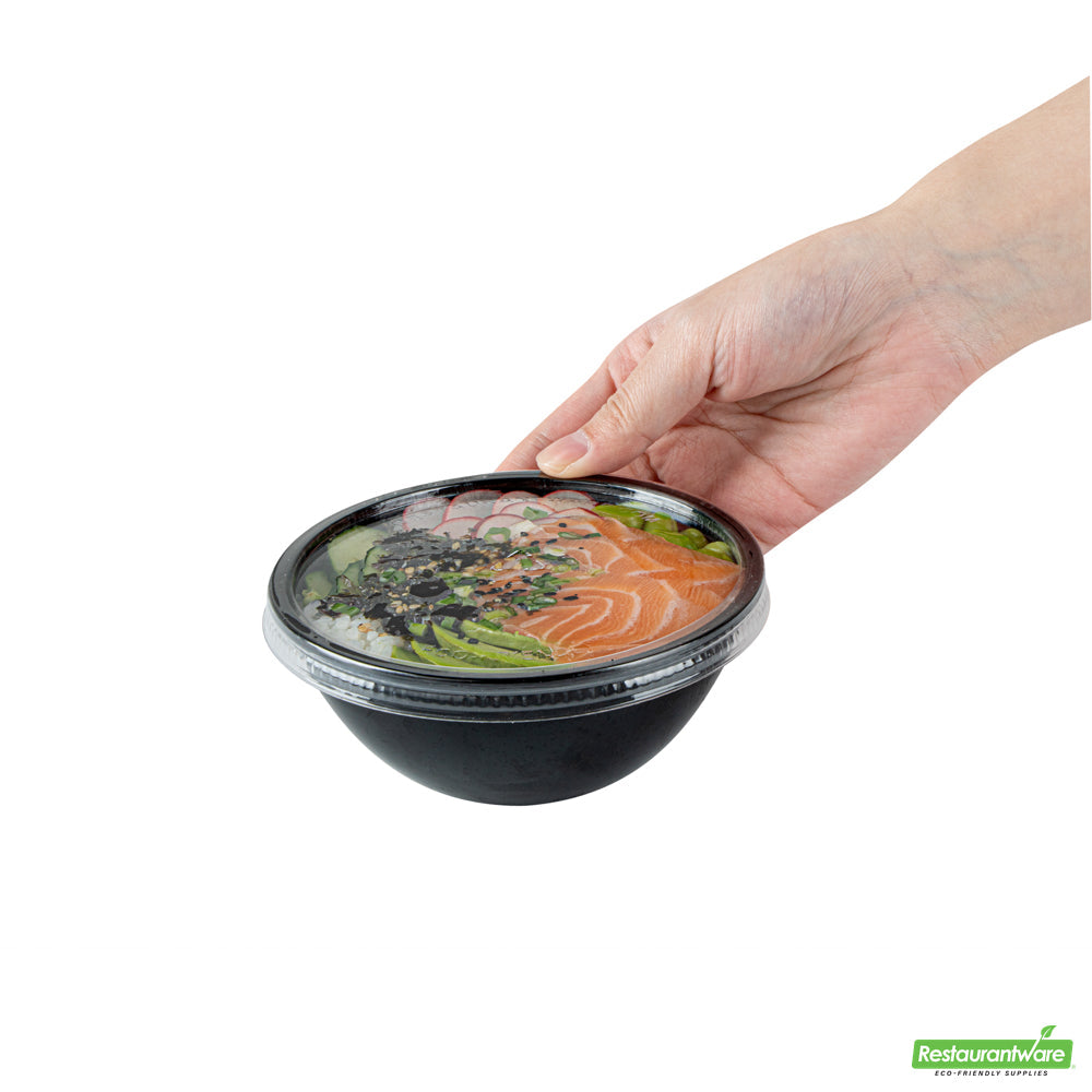 Wholesale Restaurantware Round Clear Plastic Lid - Fits 7 Oz Salad Bowl- Bulk