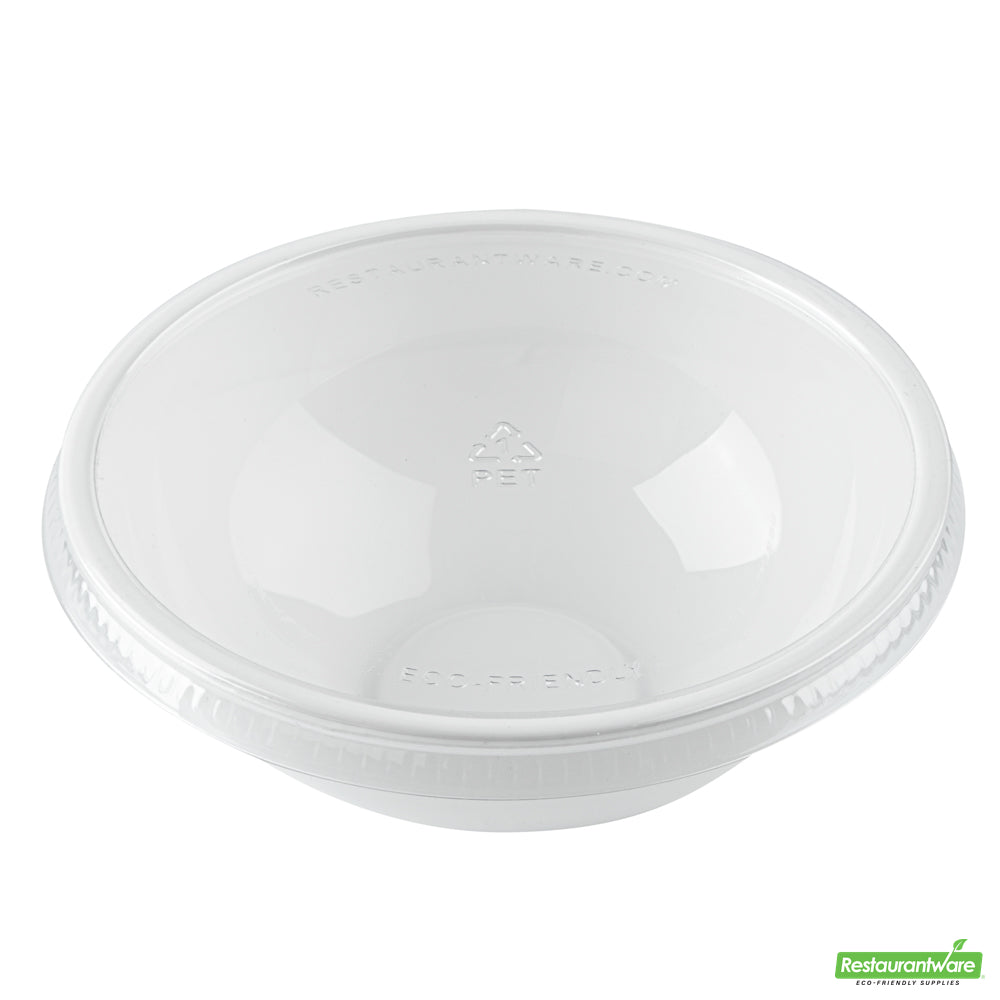 Wholesale Restaurantware Round Clear Plastic Lid - Fits 7 Oz Salad Bowl- Bulk