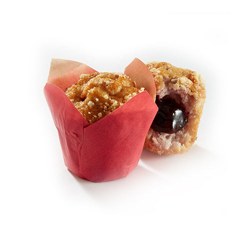 Wholesale Mademoiselle Desserts Mini Red Fruit Filled Muffins Thaw & Serve- Bulk
