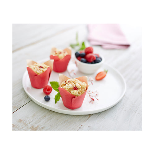 Wholesale Mademoiselle Desserts Mini Red Fruit Filled Muffins Thaw & Serve- Bulk