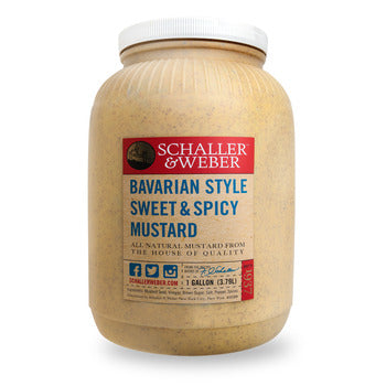 Wholesale Schaller & Weber Mustard Bavarian Sweet Spicy- Bulk