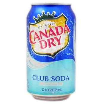 Wholesale Canada Dry Cans Club Soda 12oz- Bulk