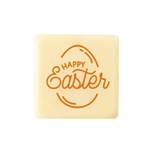Wholesale Leman White Chocolate Happy Easter Plaque- Bulk