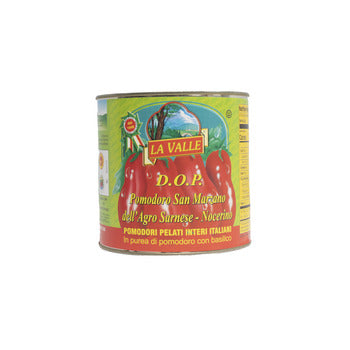 Wholesale La Valle Dop San Marzano Tomatoes 3kg- Bulk