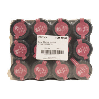 Wholesale Divina Sour Cherry Spread 9oz- Bulk