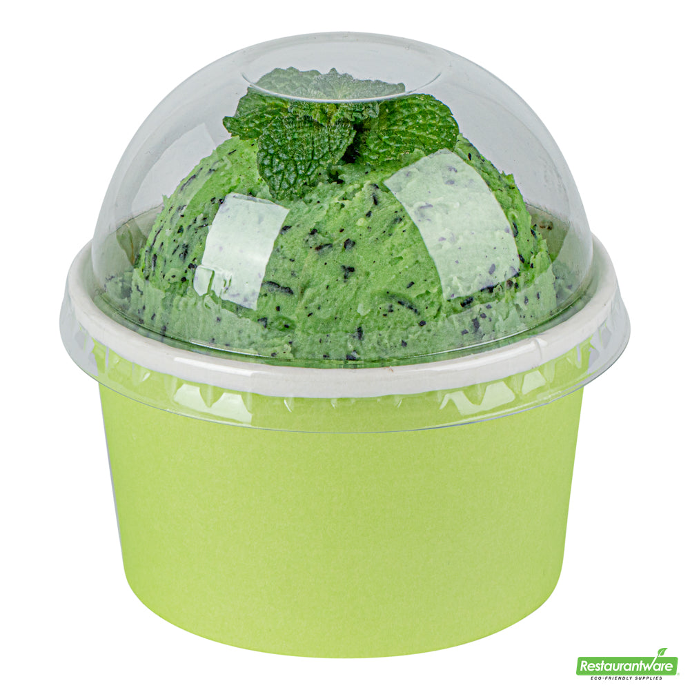Wholesale Restaurantware Coppetta Round Clear Plastic To Go Cup Dome Lid - Fits 5 oz- Bulk