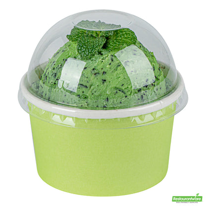 Wholesale Restaurantware Coppetta Round Clear Plastic To Go Cup Dome Lid - Fits 5 oz- Bulk