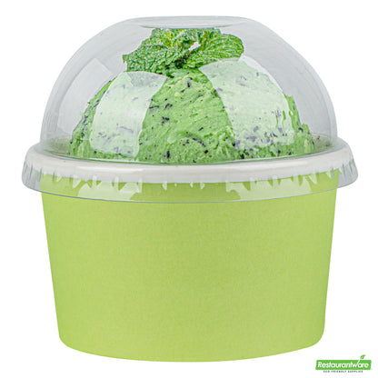 Wholesale Restaurantware Coppetta Round Clear Plastic To Go Cup Dome Lid - Fits 5 oz- Bulk
