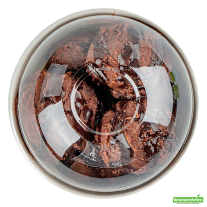 Wholesale Restaurantware Coppetta Round Clear Plastic to Go Cup Dome Lid - Fits 8 Oz- Bulk