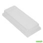 Wholesale Restaurantware Taipei Clear Plastic Lid - Fits Rectangle Poplar Long Straight Container- Bulk