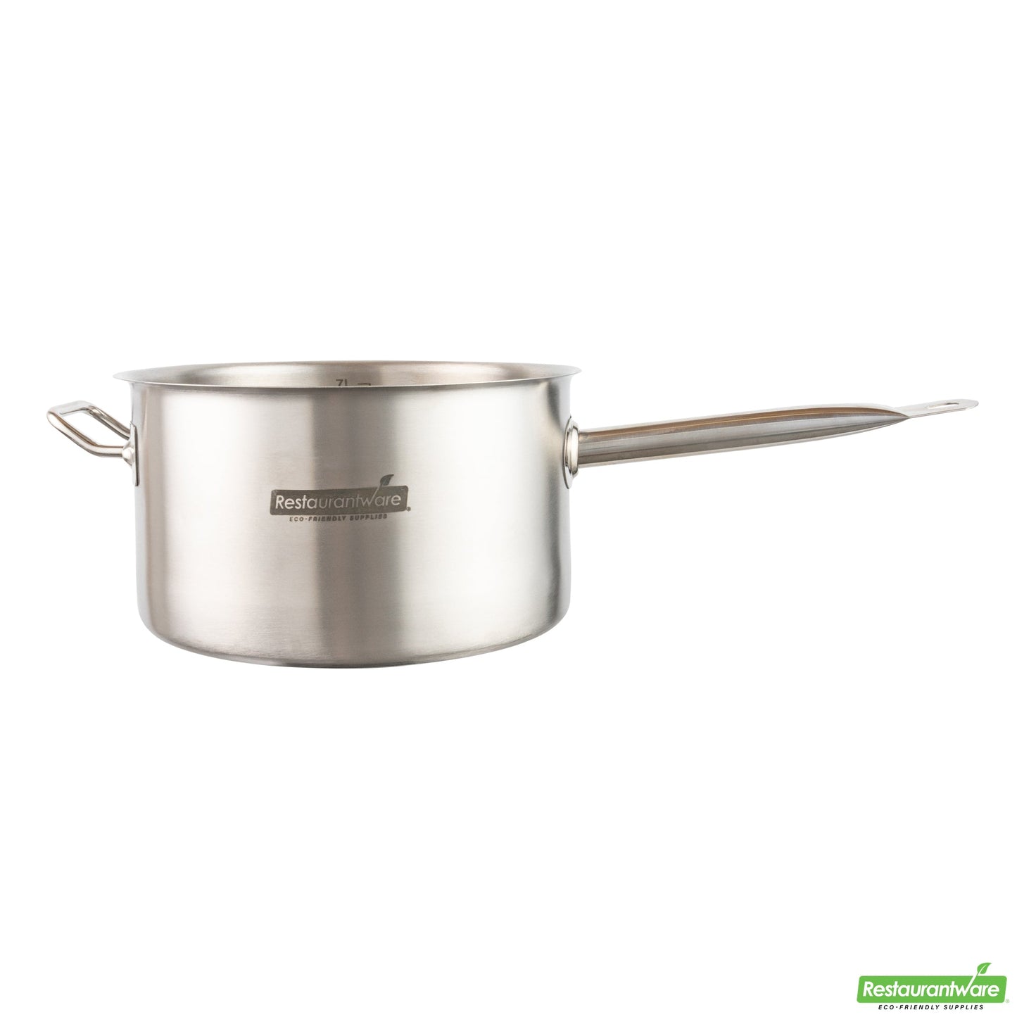 Wholesale Restaurantware Met Lux 7.5 Qt Stainless Steel Sauce Pan - Induction Ready, Dual Handle- Bulk