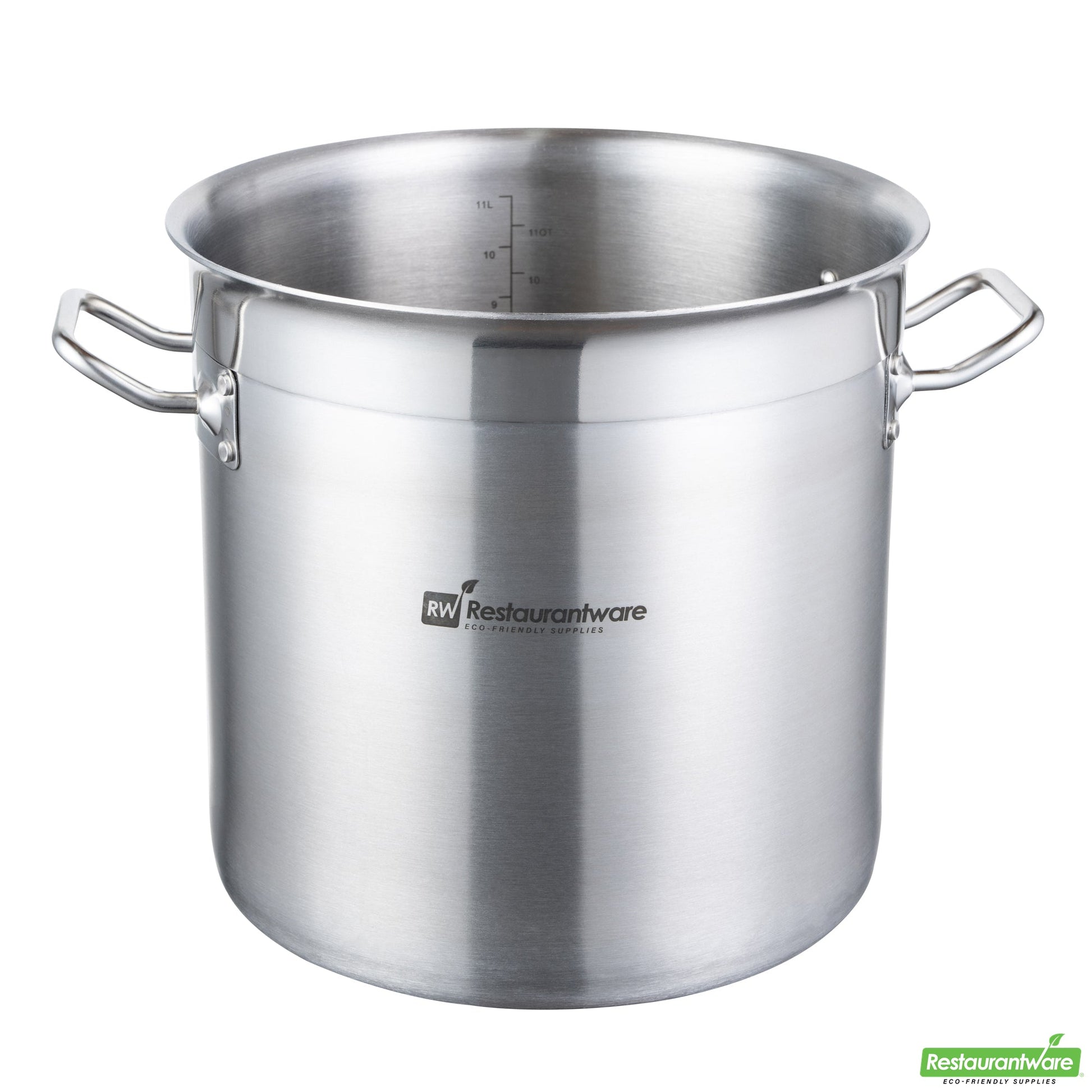 Wholesale Restaurantware 13.5 Qt Stainless Steel Stock Pot - Induction Ready - 14" X 10.8" X 10.3"- Bulk