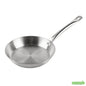 Wholesale Restaurantware Met Lux Round Stainless Steel 10 Fry Pan - Induction Ready- Bulk