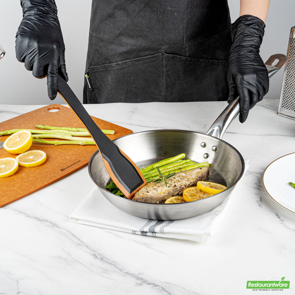 Wholesale Restaurantware Met Lux Round Stainless Steel 10 Fry Pan - Induction Ready- Bulk