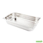 Wholesale Restaurantware Met Lux Rectangle Stainless Steel Full Size Steam Table Pan 4 Inch Deep - Perforated, Anti Jam, Collapsible Handles- Bulk