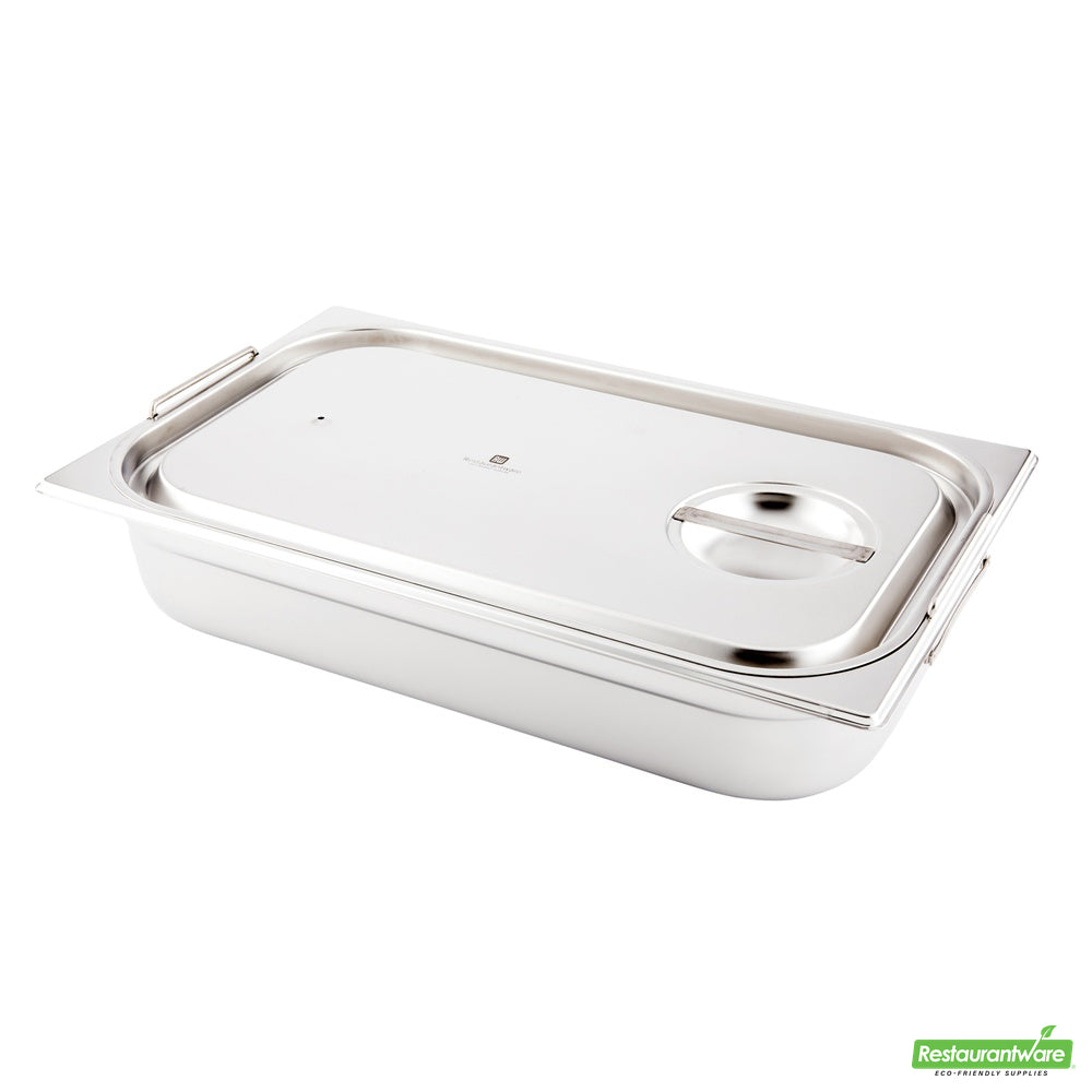 Wholesale Restaurantware Met Lux Rectangle Stainless Steel Lid - Fits Full Size Steam Table Pan- Bulk