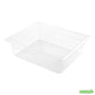 Wholesale Restaurantware Met Lux Rectangle Clear Plastic 1/2 Size Cold Food Storage Container - 4" Depth- Bulk