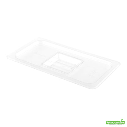 Wholesale Restaurantware Met Lux Rectangle Clear Plastic Lid - Fits 1/3 Cold Food Storage Container- Bulk