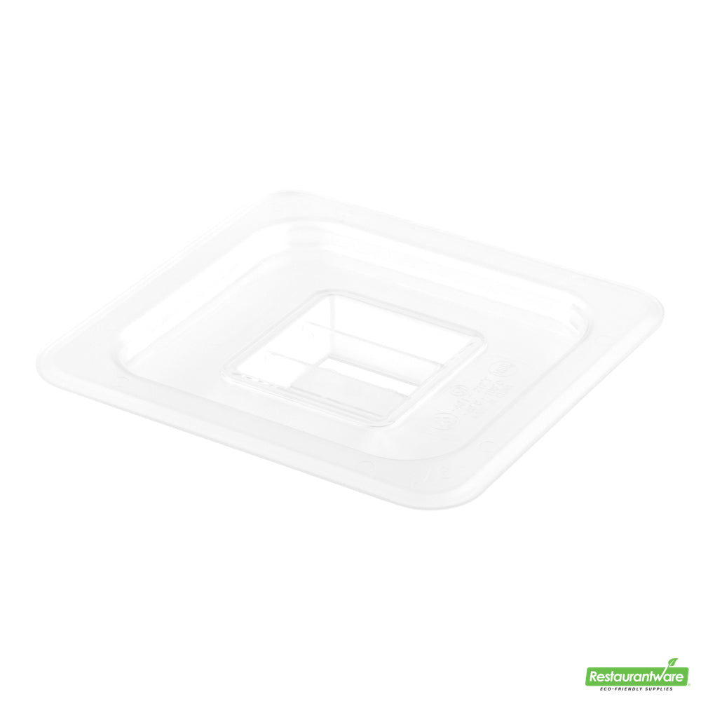 Wholesale Restaurantware Met Lux Rectangle Clear Plastic Lid - Fits 1/6 Size Cold Food Storage Container- Bulk