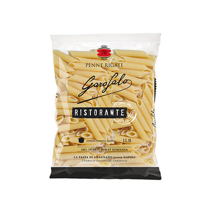 Wholesale Pasta Garofalo Dried Penne Rigate Pasta 1lb- Bulk