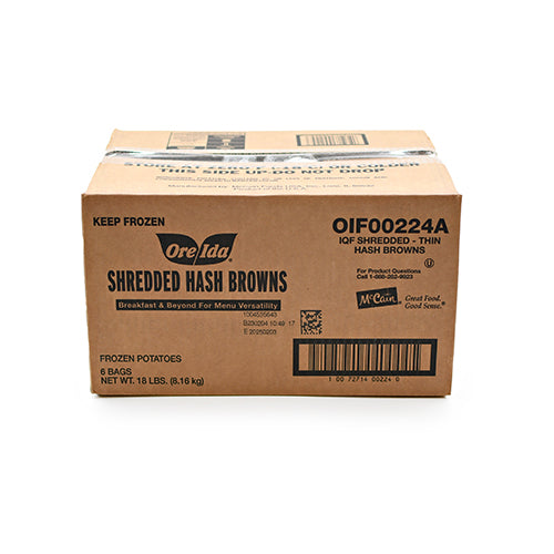 Wholesale Ore-Ida Shredded Potato Hash Browns 3lb- Bulk