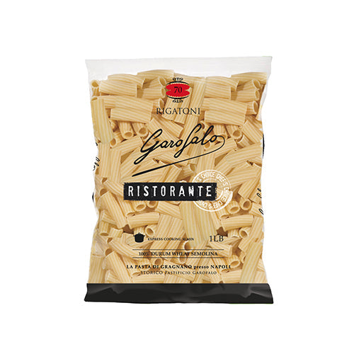 Wholesale Pasta Garofalo Dried Rigatoni Pasta 1lb- Bulk