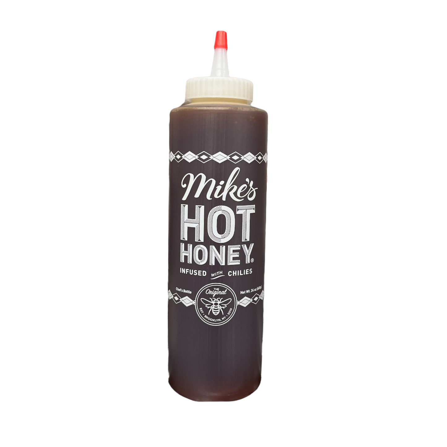 Wholesale Mike's Hot Honey Mike's Hot Honey Chef's Squeeze Bottle 24oz- Bulk